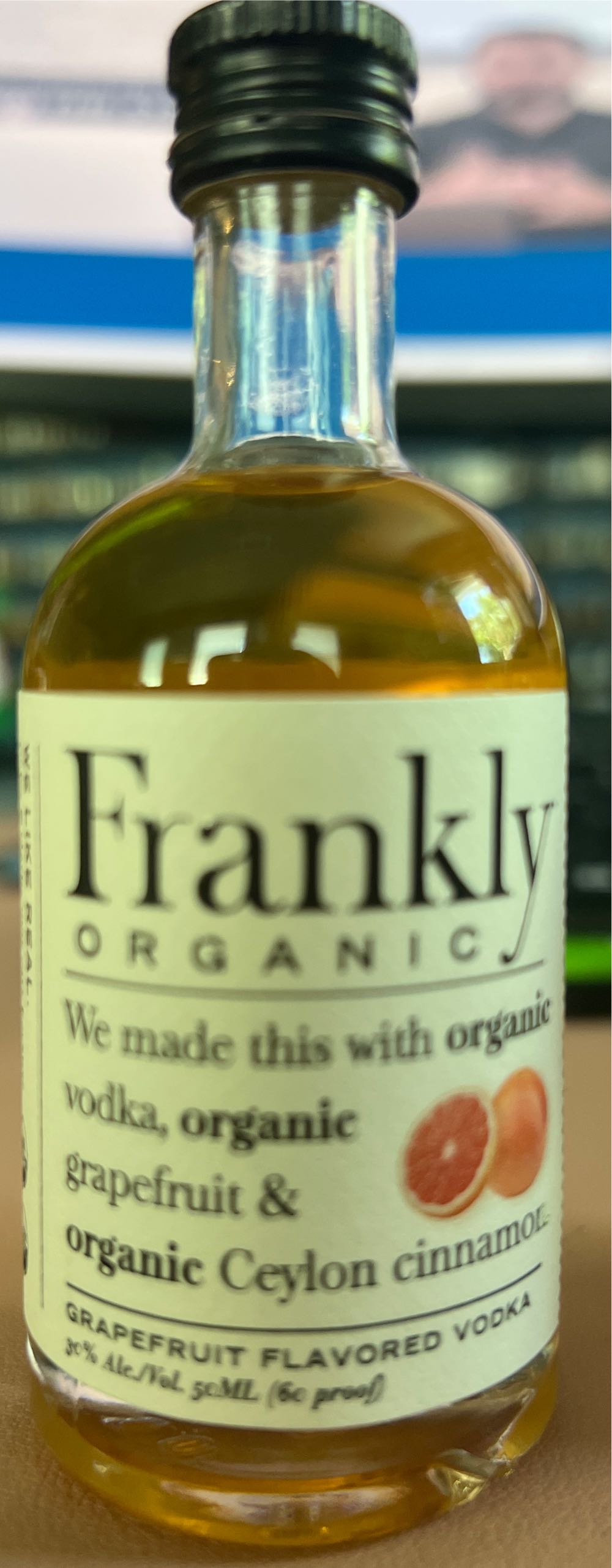 Frankly Organic Grapefruit & Ceylon Cinnamon - Be in Good Spirits LLC (750 mL) alcohol collectible [Barcode 854439008102] - Main Image 4