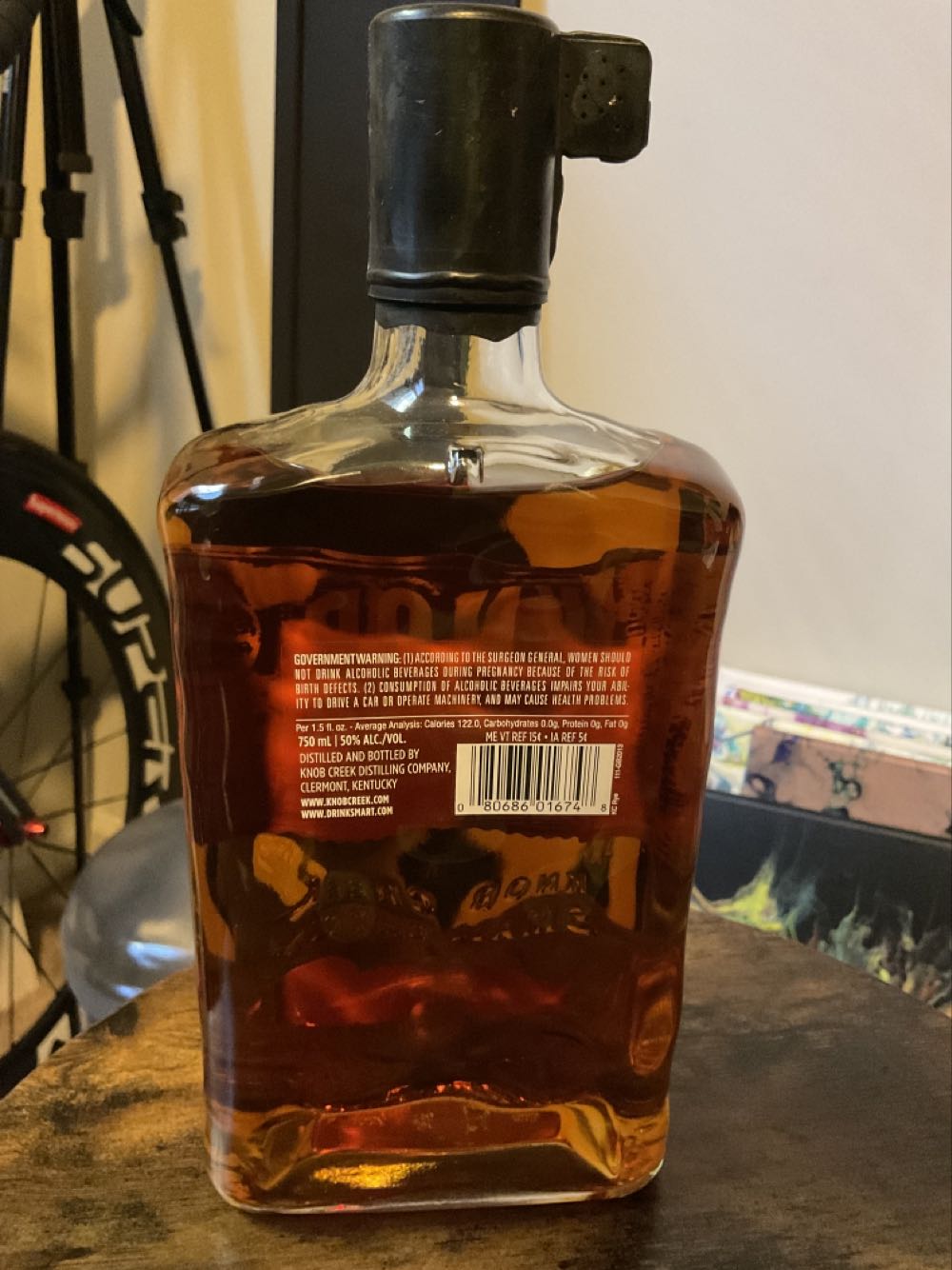 Knob Creek Rye Whiskey - Knob Creek Distillery, Clermont, KY (750 mL) alcohol collectible [Barcode 080686016748] - Main Image 4