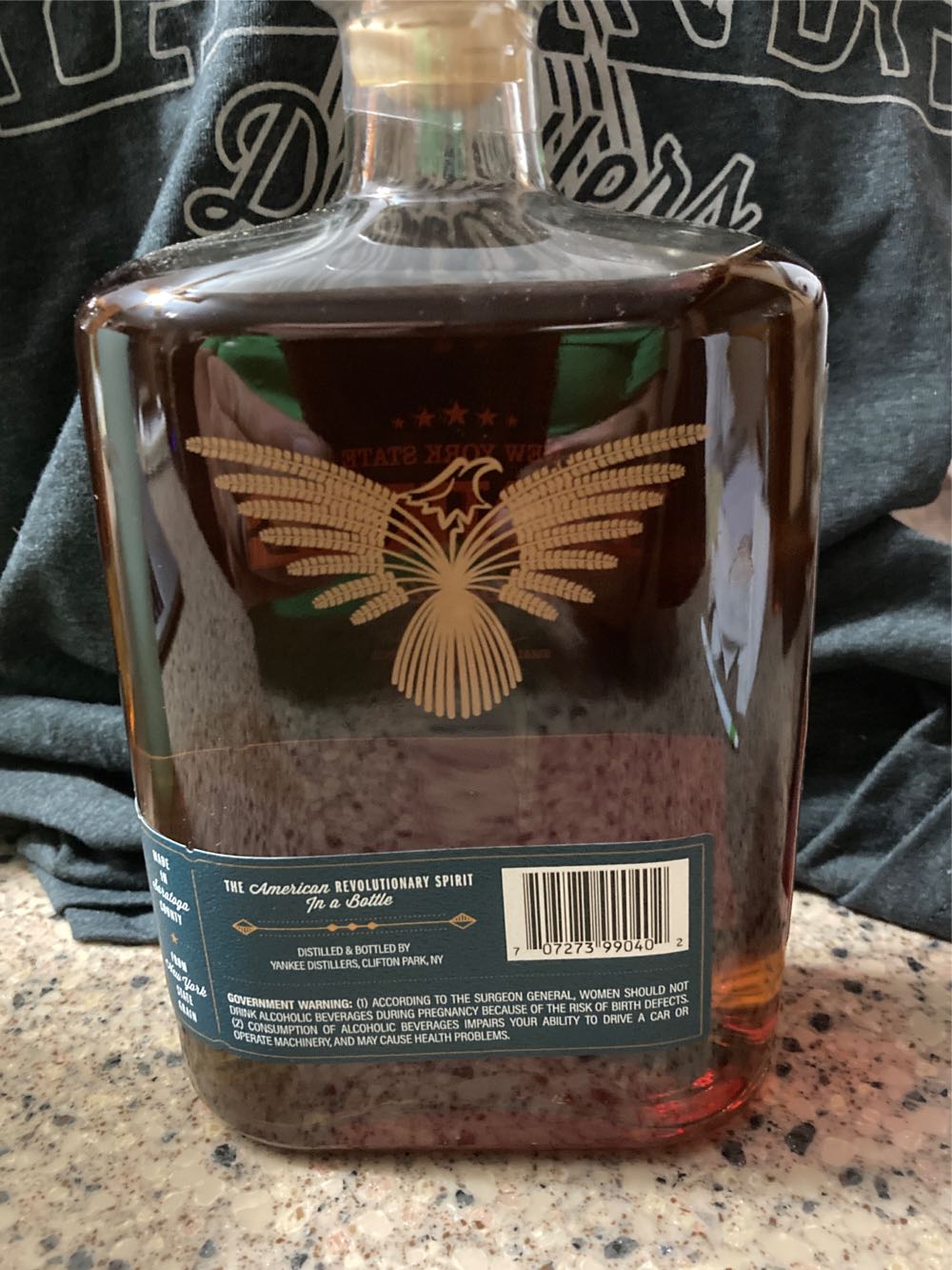 Yankee Distillers Straight Bourbon Whiskey - Yankee Distillers (750 mL) alcohol collectible [Barcode 707273990402] - Main Image 2