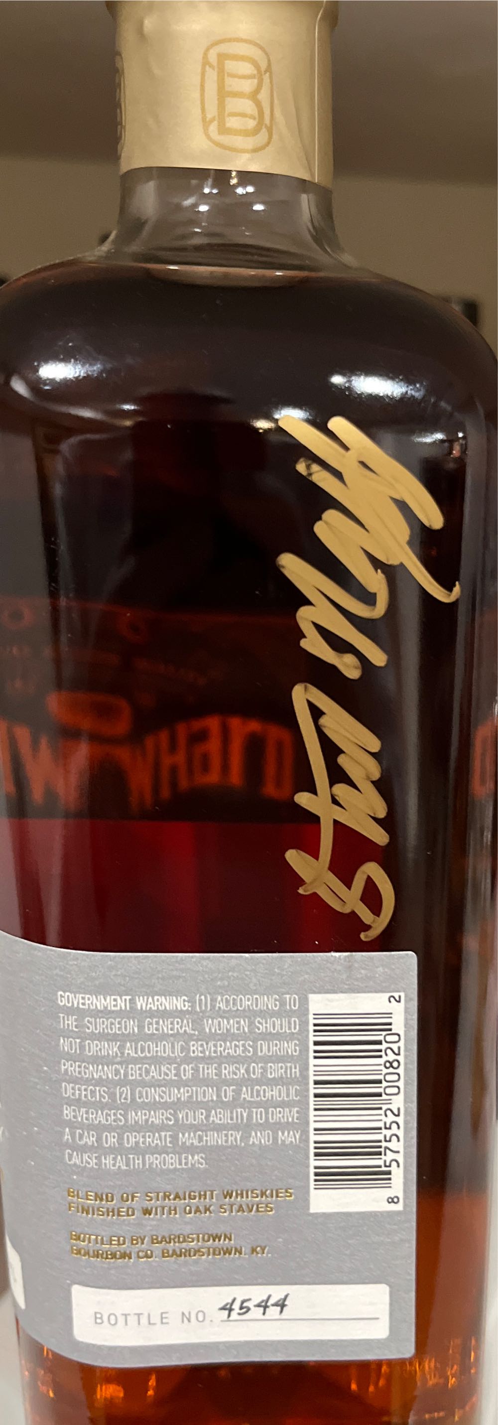 Bardstown Distillery Collection Triple Blended - Bardstown Bourbon Company (750 mL) alcohol collectible [Barcode 857552008202] - Main Image 3