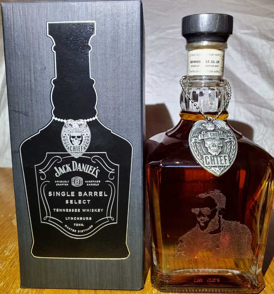 Eric Church 1st Edition  - Jack Daniels’ Distillery (750 mL) alcohol collectible [Barcode 082184087008] - Main Image 4