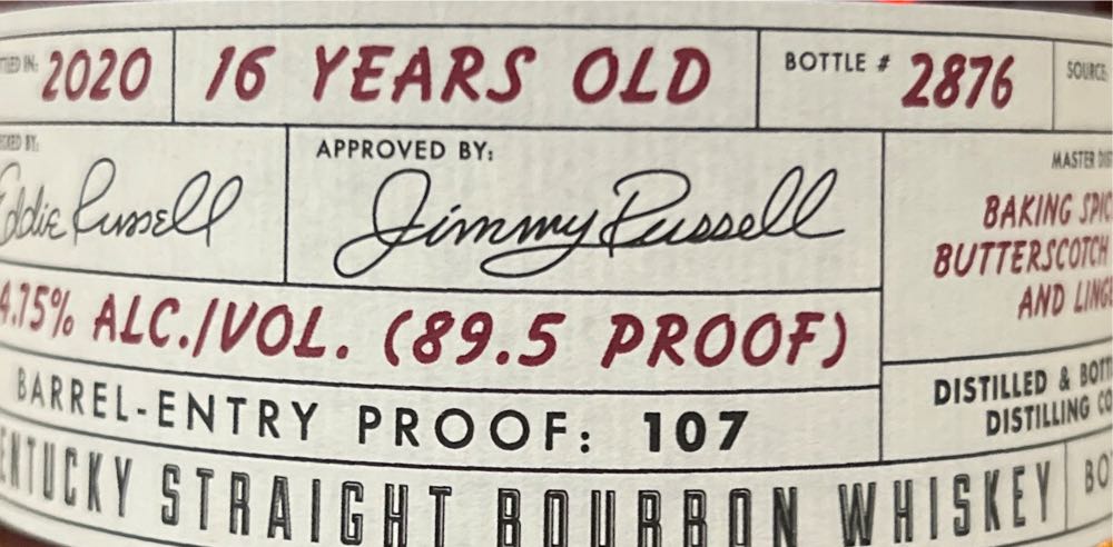 Russell’s Reserve 2003 - Wild Turkey (750 mL) alcohol collectible - Main Image 3