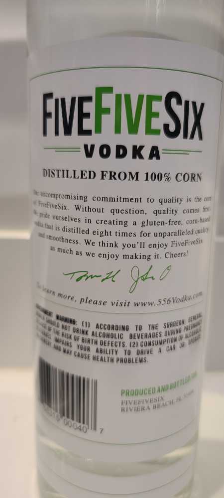 FiveFiveSix 556 - n/a alcohol collectible [Barcode 866315000407] - Main Image 2