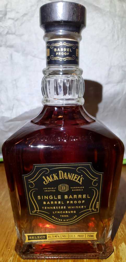 Single Barrel "Barrel Proof” - Jack Daniels’ Distillery (750 mL) alcohol collectible [Barcode 082184002100] - Main Image 3