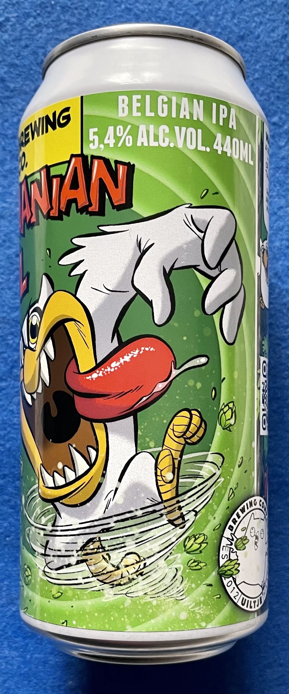 Talusmanian Devil - Uiltje Brewing Company (440 mL) alcohol collectible [Barcode 8720254563619] - Main Image 4