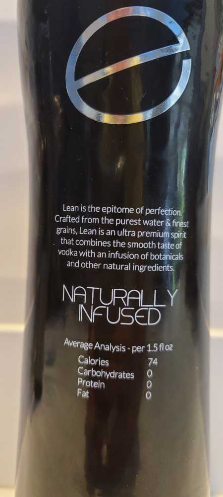 LEAN - Local Choice Spirits (750 mL) alcohol collectible [Barcode 810735012533] - Main Image 2