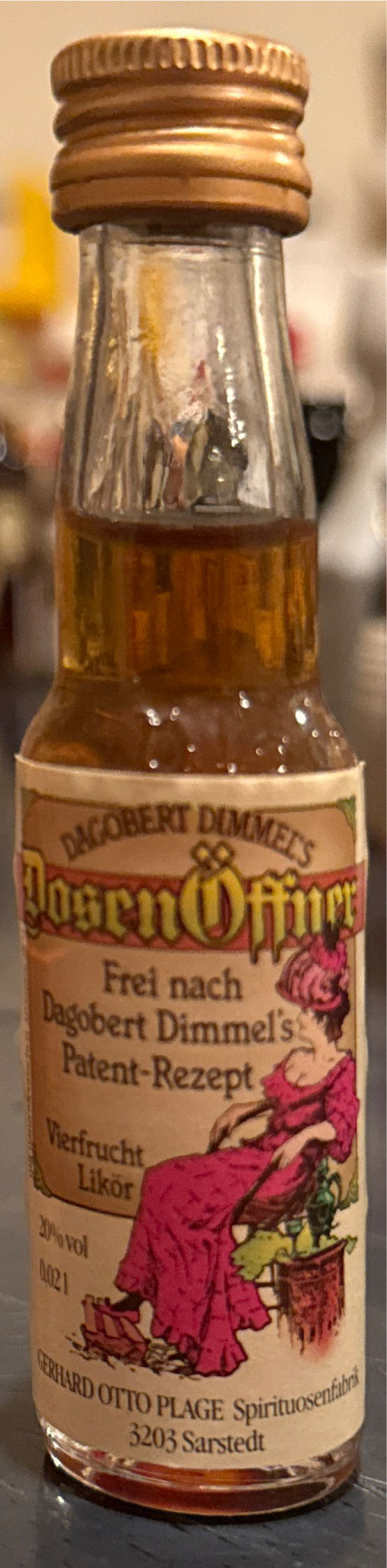 DosenÖffner - Gerhard Otto Plage (20mL) alcohol collectible - Main Image 3