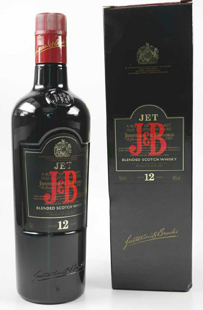 J&B Jet Whiskey - Justerini & Brooks (50mL) alcohol collectible - Main Image 2