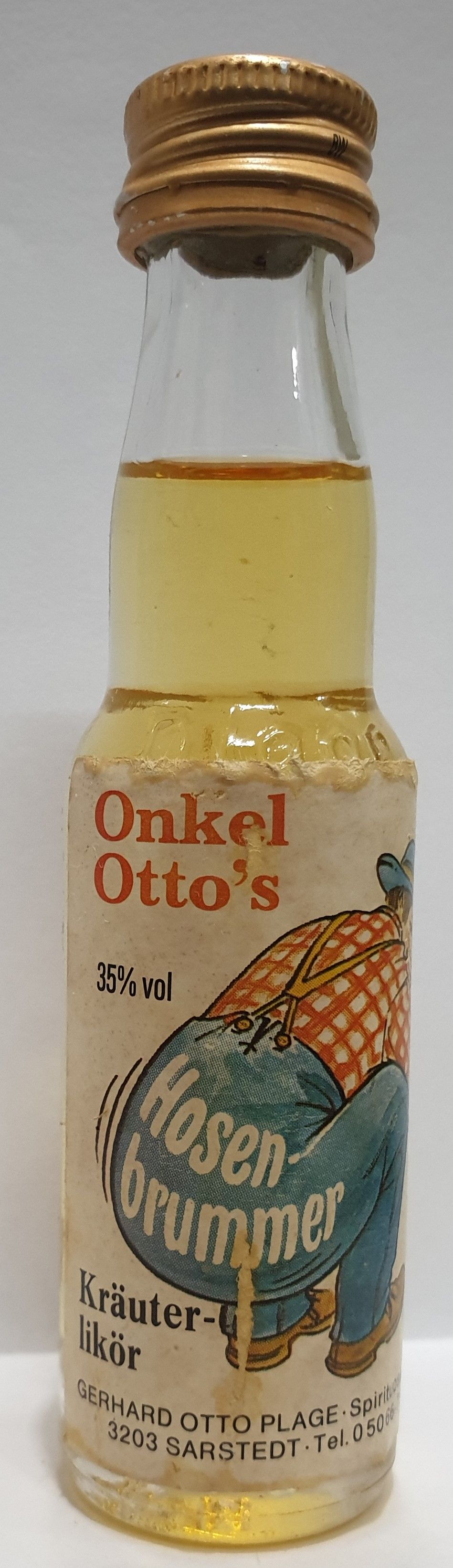 Hosen Brummer - Gerhard Otto Plage (20mL) alcohol collectible - Main Image 2