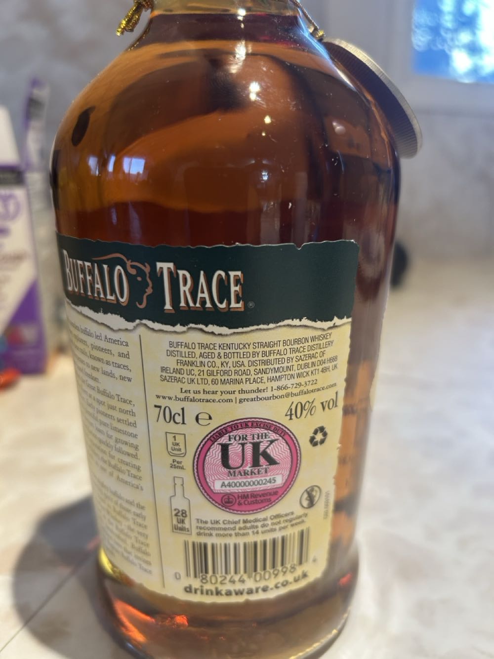 Buffalo Trace - Buffalo Trace Distillery (700 mL) alcohol collectible [Barcode 080244009984] - Main Image 2