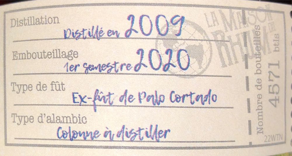 La Maison Du Rhum Panama No.3 11y 07l 45% Rok - La Maison Du rhum (700 mL) alcohol collectible [Barcode 3432379001031] - Main Image 2