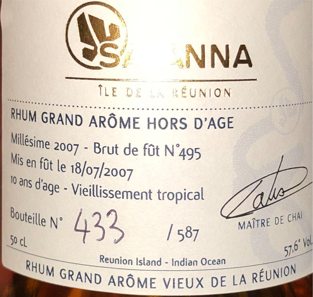 Savanna Unshared Cask - Savanna (500 mL) alcohol collectible [Barcode 3760077780331] - Main Image 2