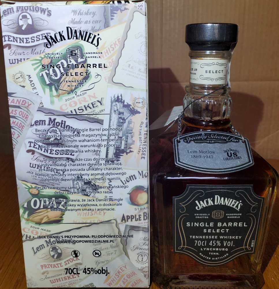 US Collectors (11) ”Lem Motlow 1868-1947” - Jack Daniels’ Distillery (700 mL) alcohol collectible [Barcode 5099873088654] - Main Image 3