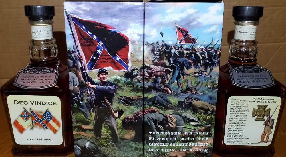 USC 14 TN Infantry CSA 1861-1865 - Jack Daniels’ Distillery (750 mL) alcohol collectible [Barcode 082184087008] - Main Image 3