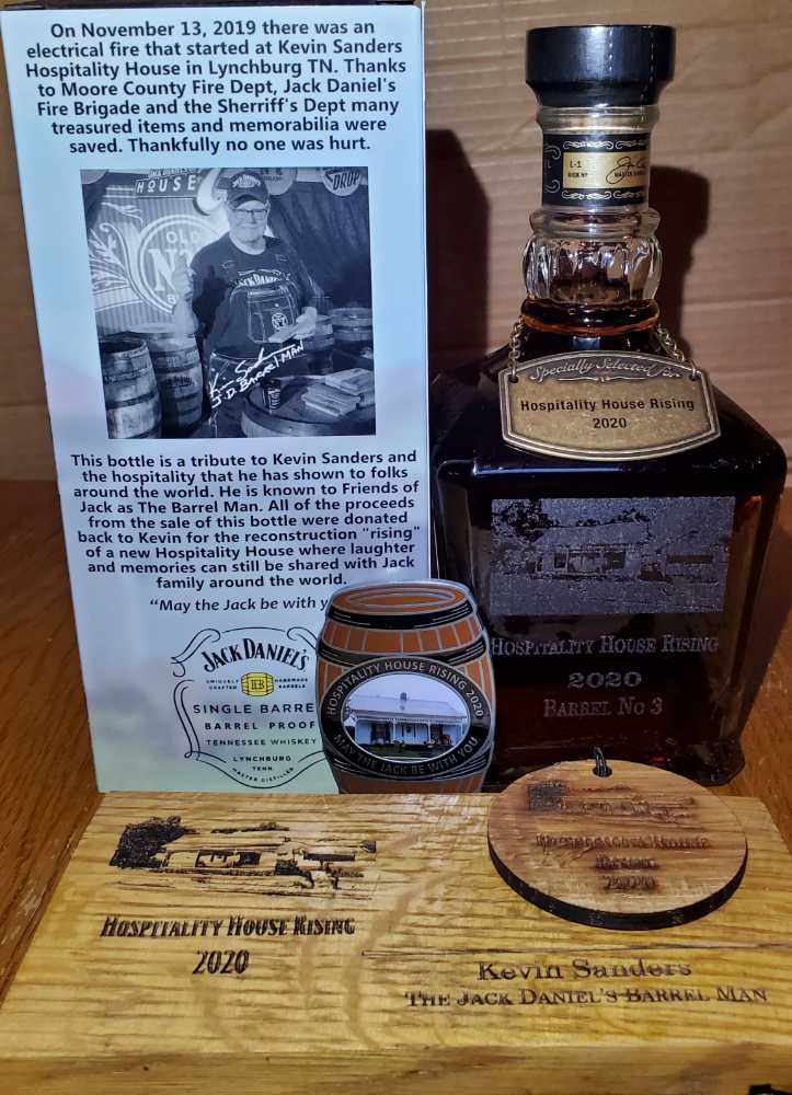 Hospitality House Rising 2020 - Jack Daniels’ Distillery (750 mL) alcohol collectible [Barcode 082184002100] - Main Image 2