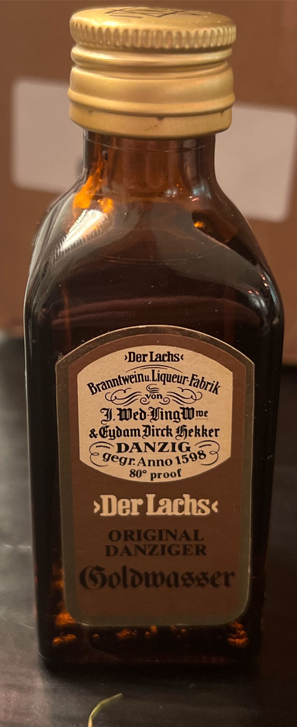 Der Lachs Goldwasser  alcohol collectible - Main Image 2