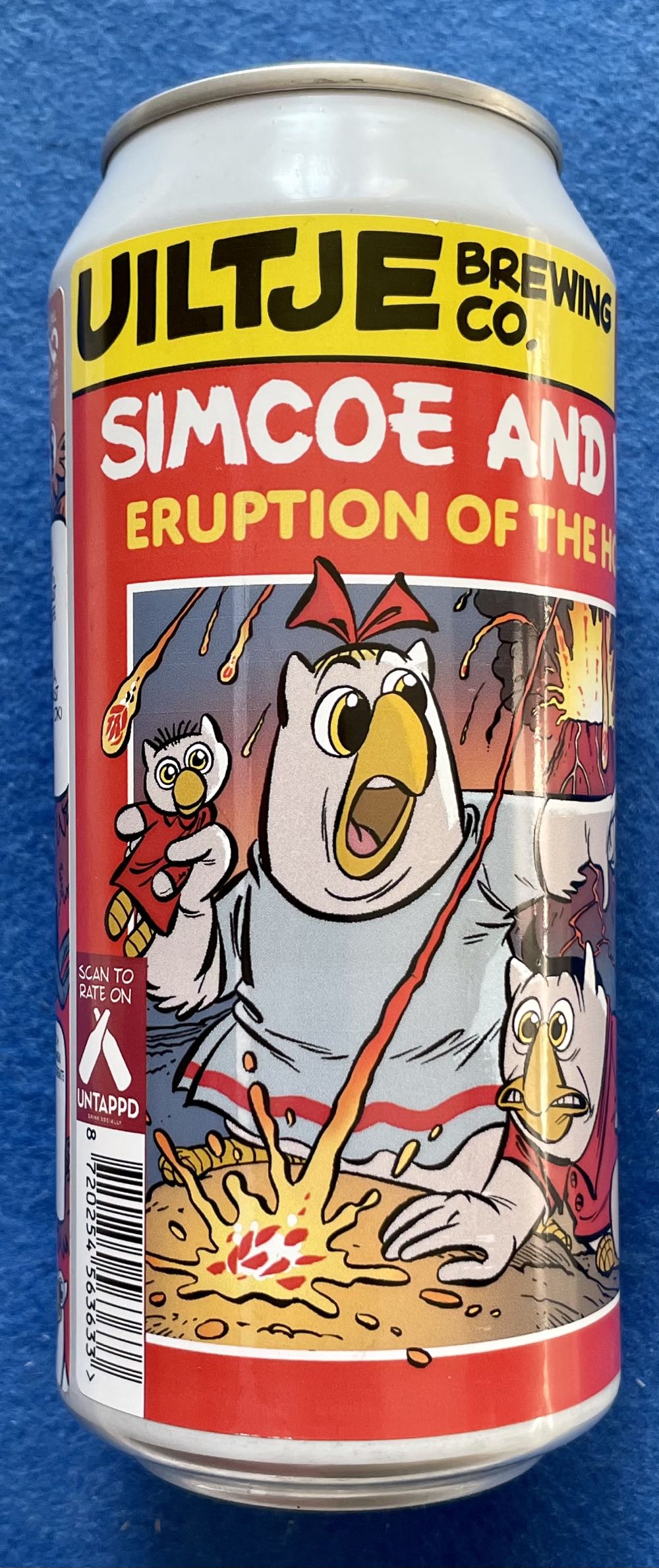 Simcoe And Wakatu Eruption Of The Hoppy Hilltop - Uiltje Brewing Company (440 mL) alcohol collectible [Barcode 8720254563633] - Main Image 3