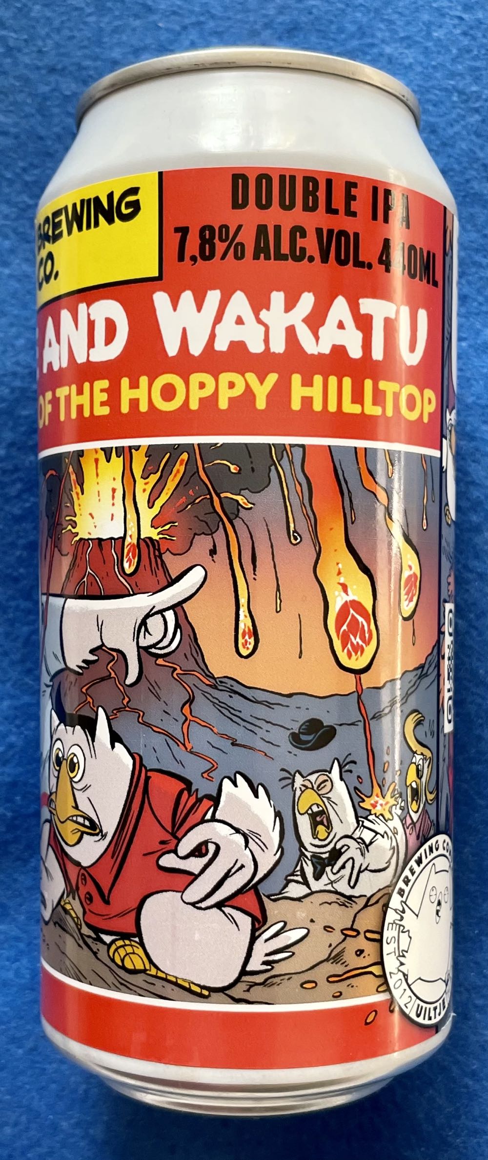 Simcoe And Wakatu Eruption Of The Hoppy Hilltop - Uiltje Brewing Company (440 mL) alcohol collectible [Barcode 8720254563633] - Main Image 4
