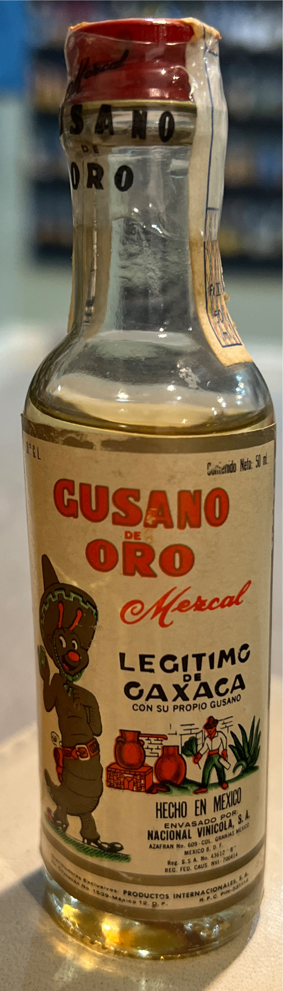 Gusano De Oro  alcohol collectible - Main Image 2