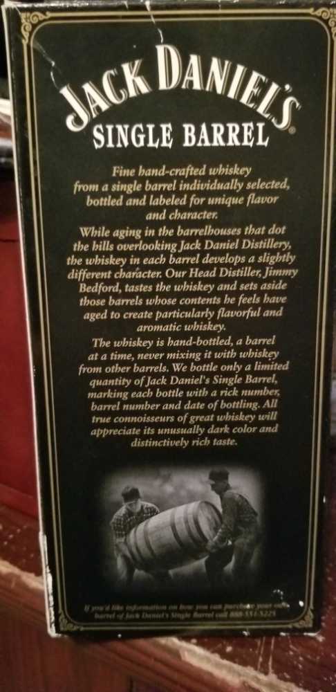 JD Single Barrel 2008 - Jack Daniel’s Distillery, Lynchburg, TN (750 mL) alcohol collectible [Barcode 082184087008] - Main Image 4