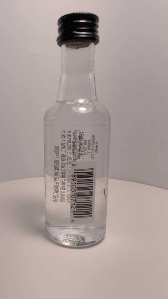 8 Degrees Vodka - Fairmont, LTD. (50 mL) alcohol collectible [Barcode 089105071214] - Main Image 2