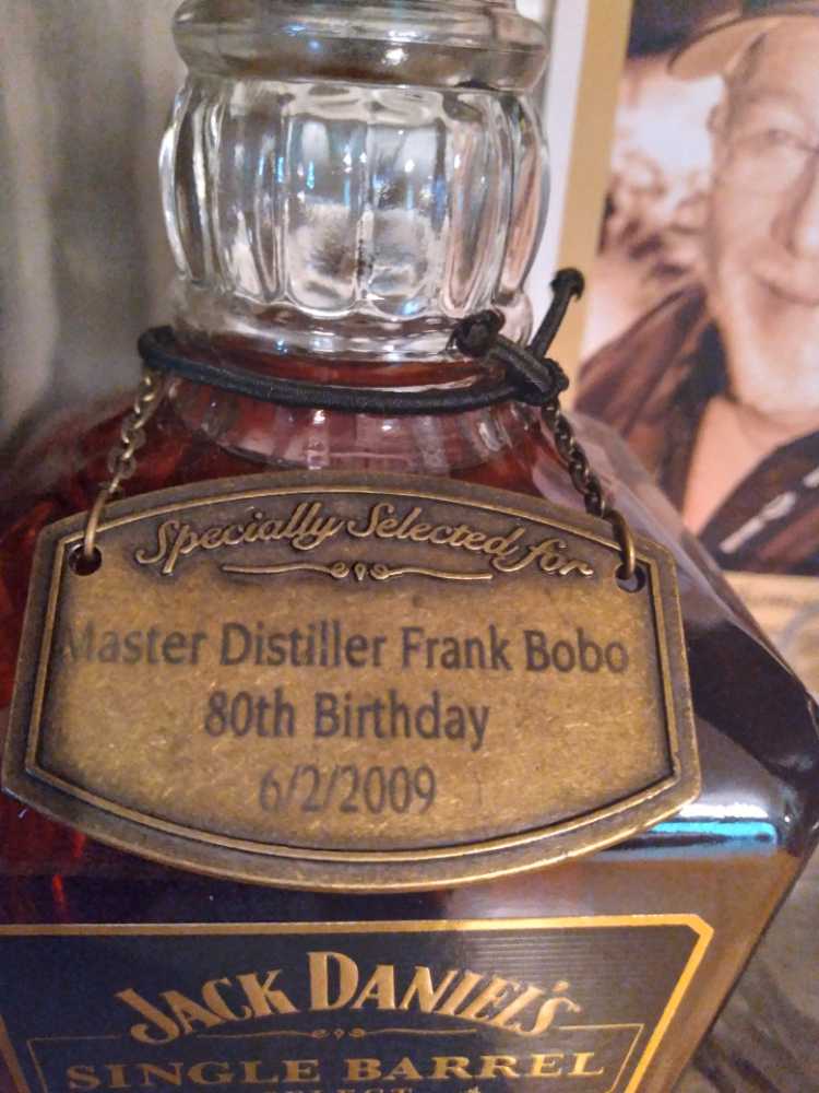 Frank Bobo 80th Birthday - Jack Daniel Distillery (750 mL) alcohol collectible - Main Image 2