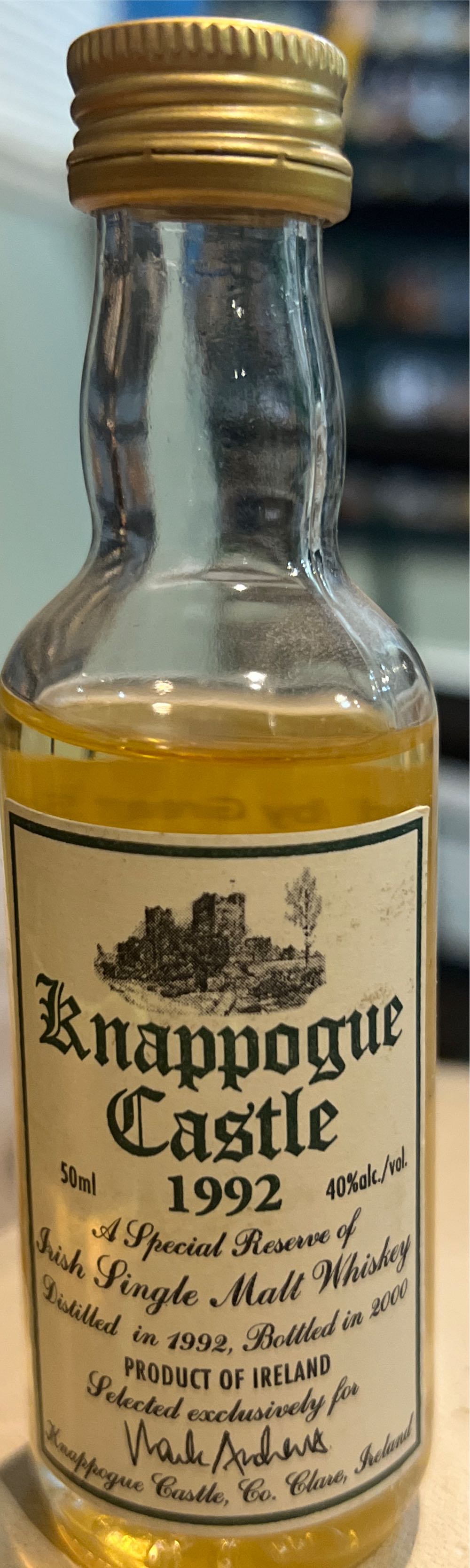 Knappogue Castle 1993  alcohol collectible - Main Image 2