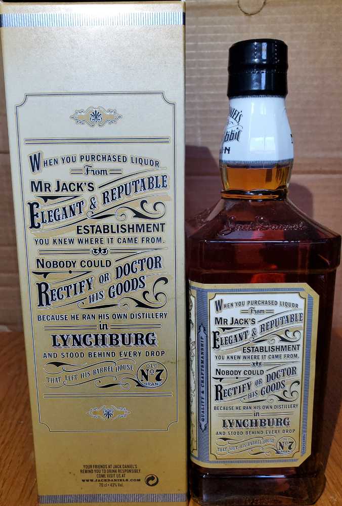 White Rabbit Saloon Bottle - Special Edition - Jack Daniel‘s Distillery (700 mL) alcohol collectible [Barcode 5099873052914] - Main Image 4