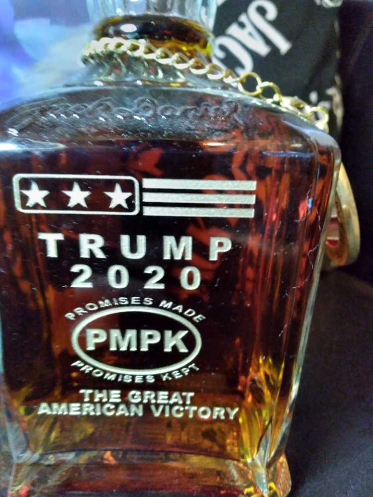 Trump Etched Bottle - Jack Daniel Distillery (750 mL) alcohol collectible - Main Image 3