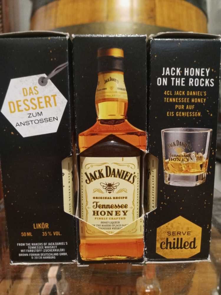 Honey - 5cl (2) - Jack Daniel‘s Distillery (50 mL) alcohol collectible [Barcode 5099873001394] - Main Image 2