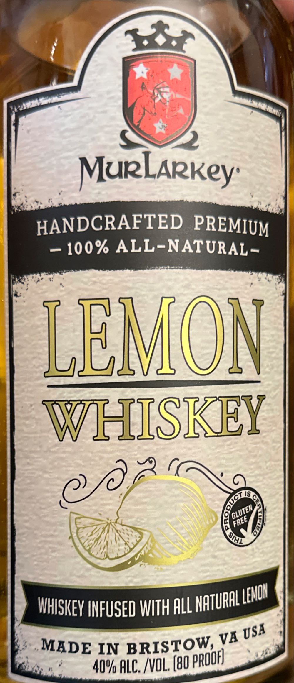 Murlarkey Lemon Whiskey - Murlarkey (750 mL) alcohol collectible [Barcode 859403005262] - Main Image 2