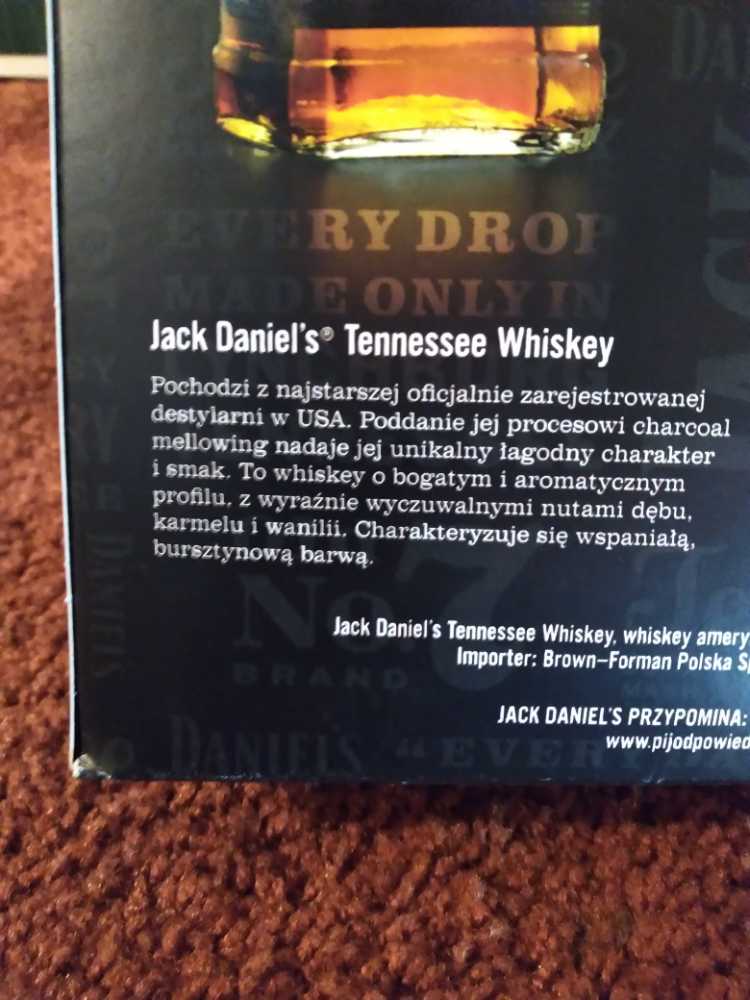 Legendarny Jack Poland - Jack Daniel Distillery (350 mL) alcohol collectible - Main Image 2