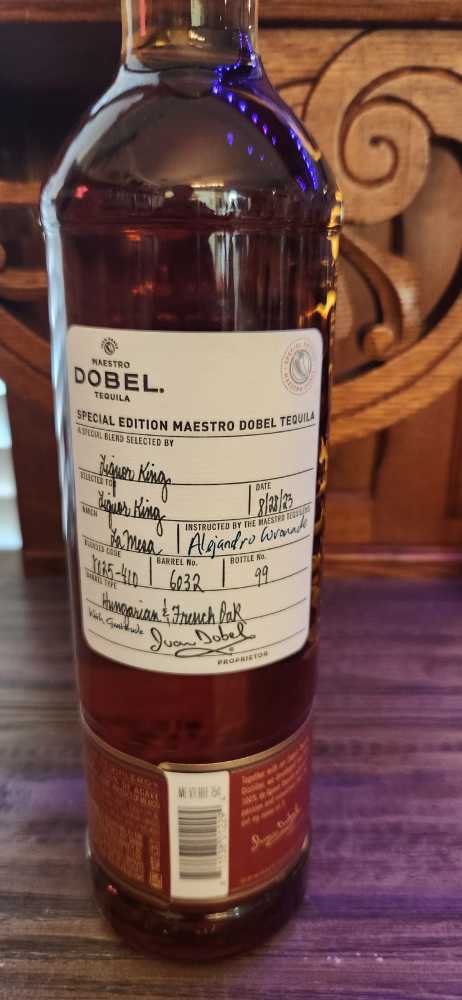 Maestro Dobel Anejo Single Barrel Tequila Selected For Pooler Package - NOM 1122 (750 mL) alcohol collectible [Barcode 811538012294] - Main Image 3