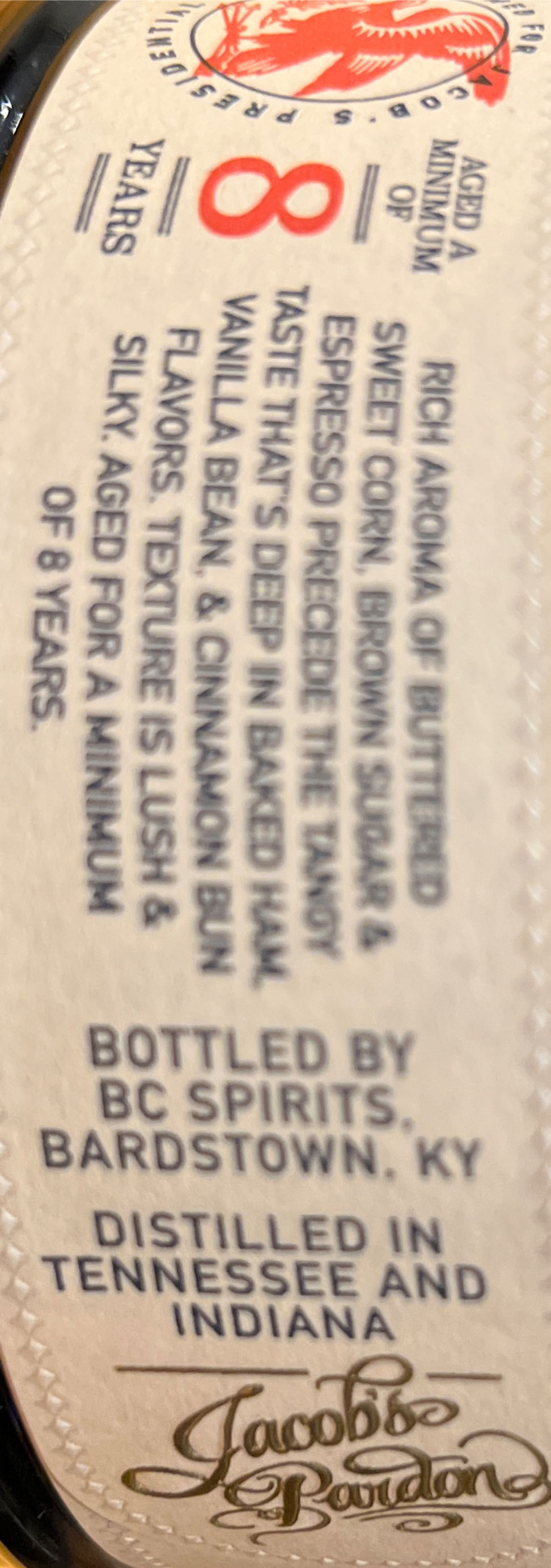 Jacob’s Pardon - BC Spirits (750 mL) alcohol collectible [Barcode 086785010212] - Main Image 2