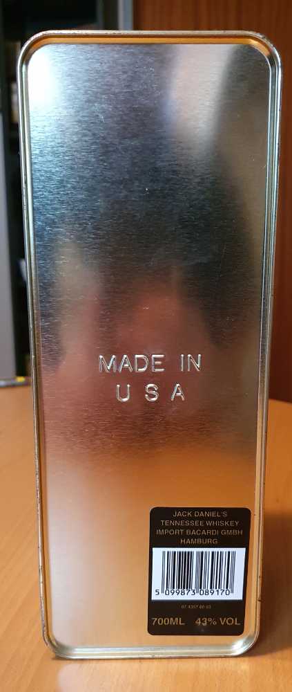 Jahresdose Leer - Jack Daniels Distillery alcohol collectible [Barcode 5099873089170] - Main Image 3