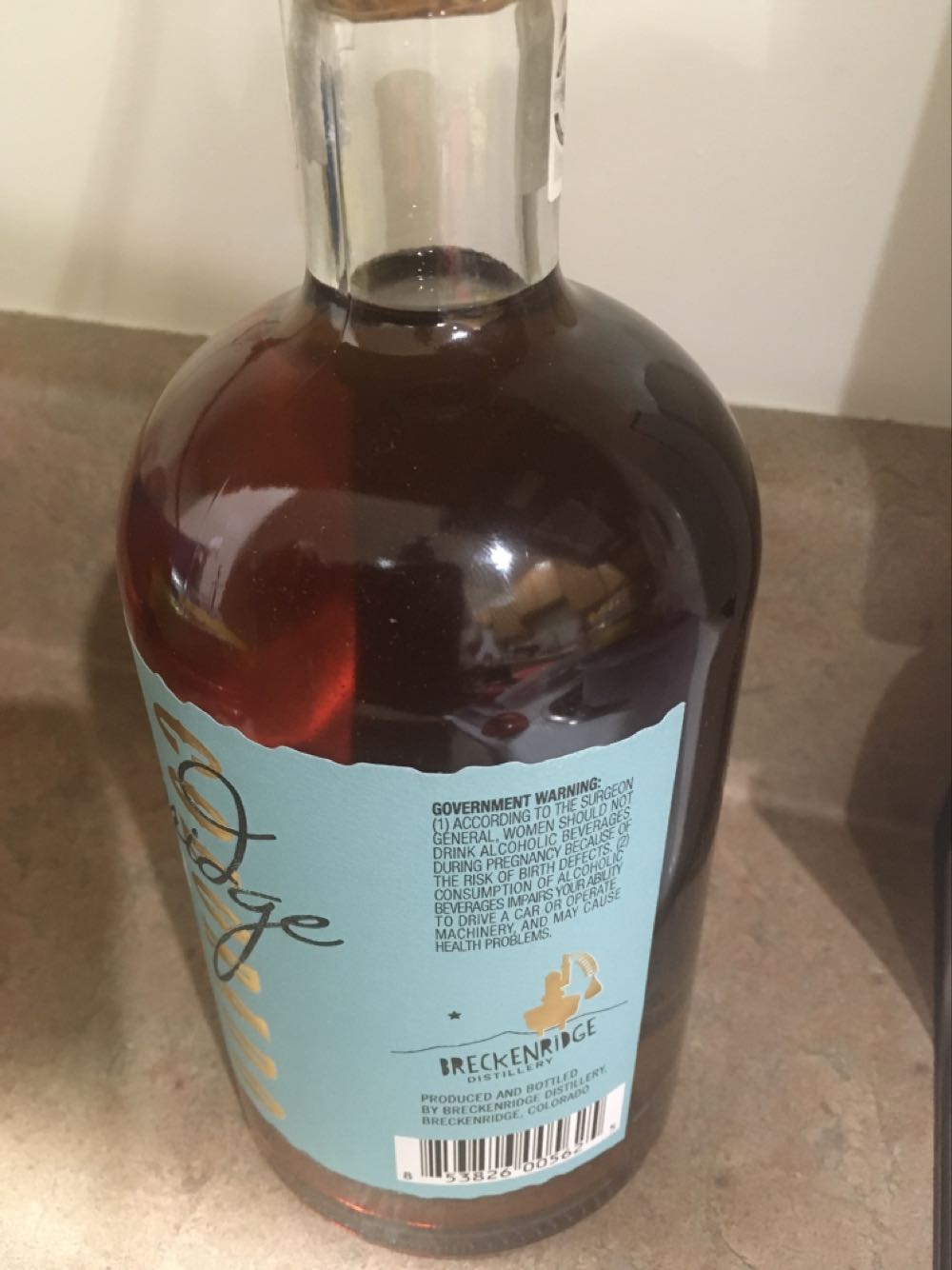 Breckenridge Rum Cask Finish Bourbon Whiskey - Breckenridge Distillery (750 mL) alcohol collectible [Barcode 853826005625] - Main Image 2