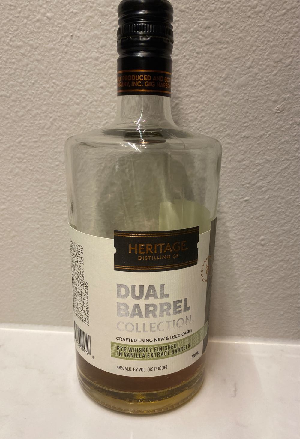 Heritage Distilling Company Dual Barrel Rye - Heritage Distilling Co. (750 mL) alcohol collectible [Barcode 855126004728] - Main Image 2