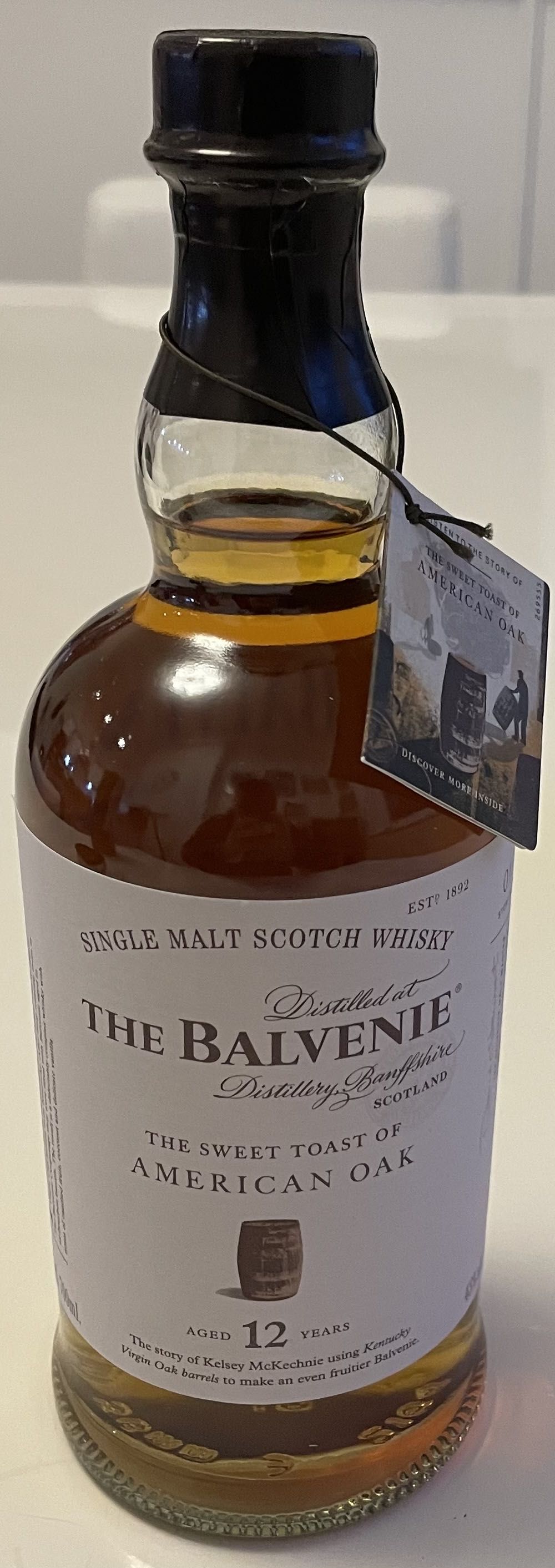 Balvenie, The Sweet Toast Of American Oak 12 - The Balvenie Distillery (700 mL) alcohol collectible [Barcode 5010327525167] - Main Image 2
