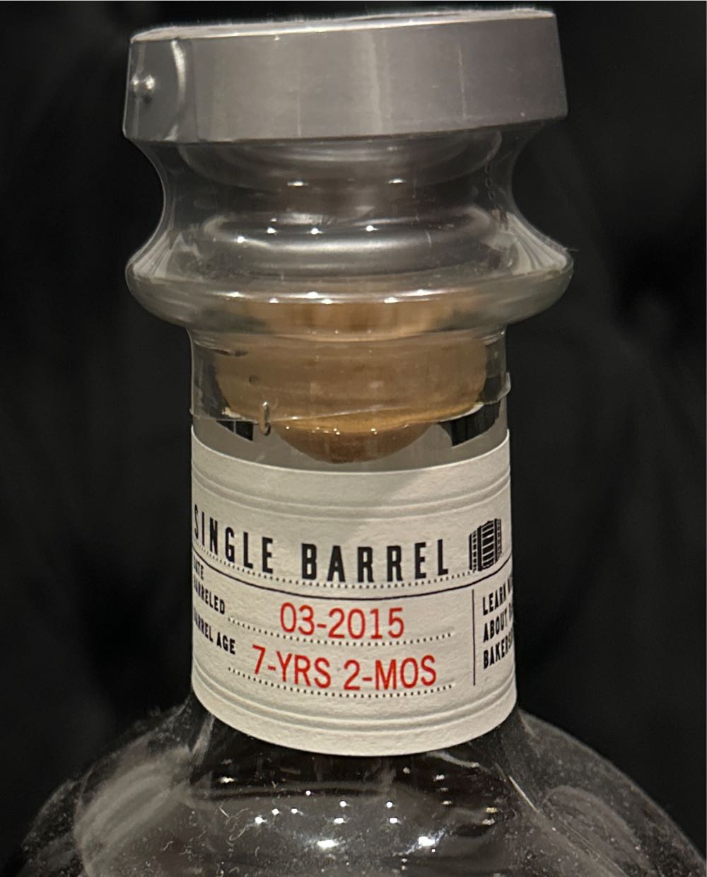 Baker’s 7 Single Barrel - James B. Beam Distilling Co. (750 mL) alcohol collectible [Barcode 080686015406] - Main Image 3