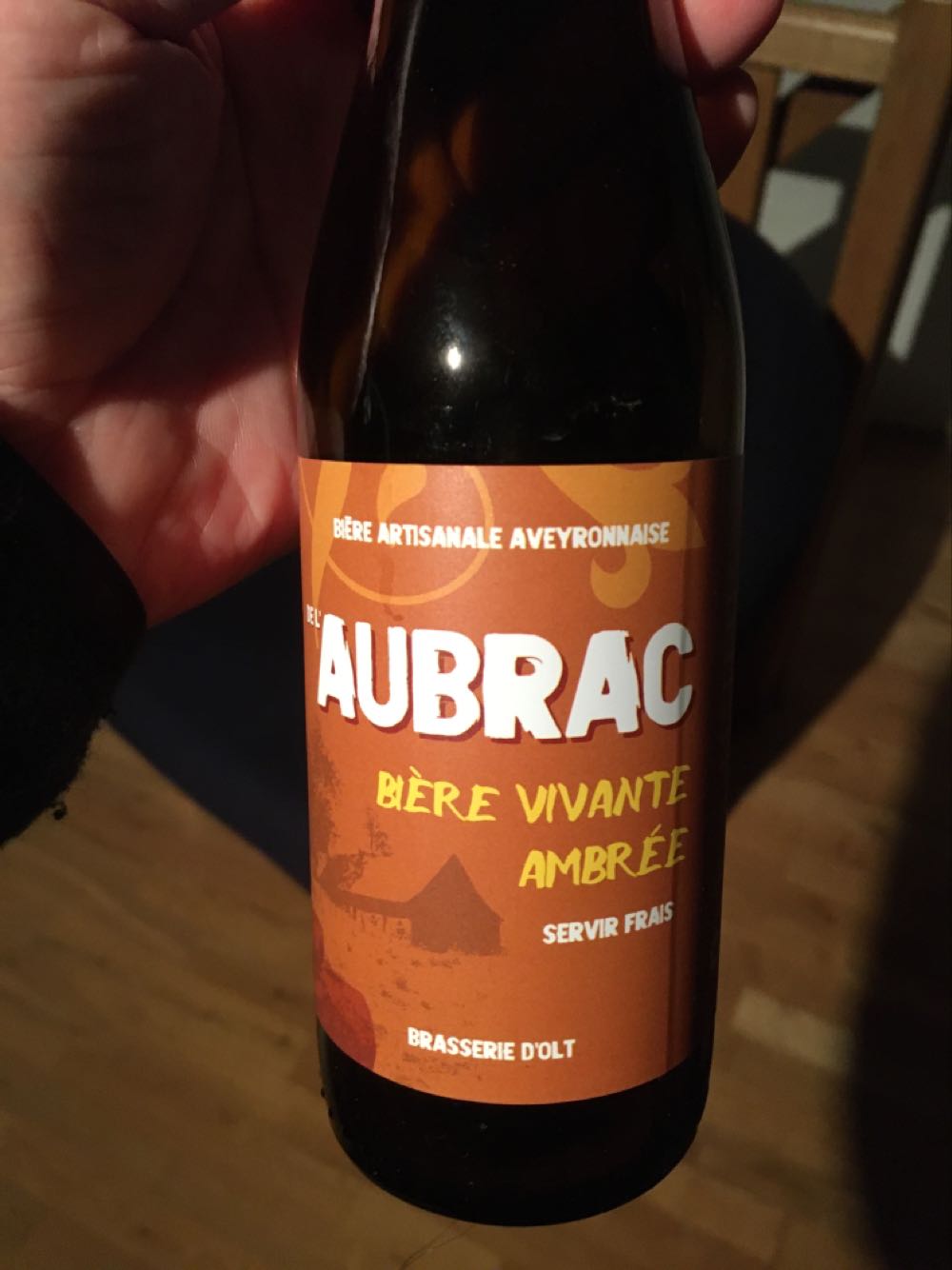 Aubrac Biere Vivant Ambree - Brasserie D’Olt (FR) alcohol collectible - Main Image 1