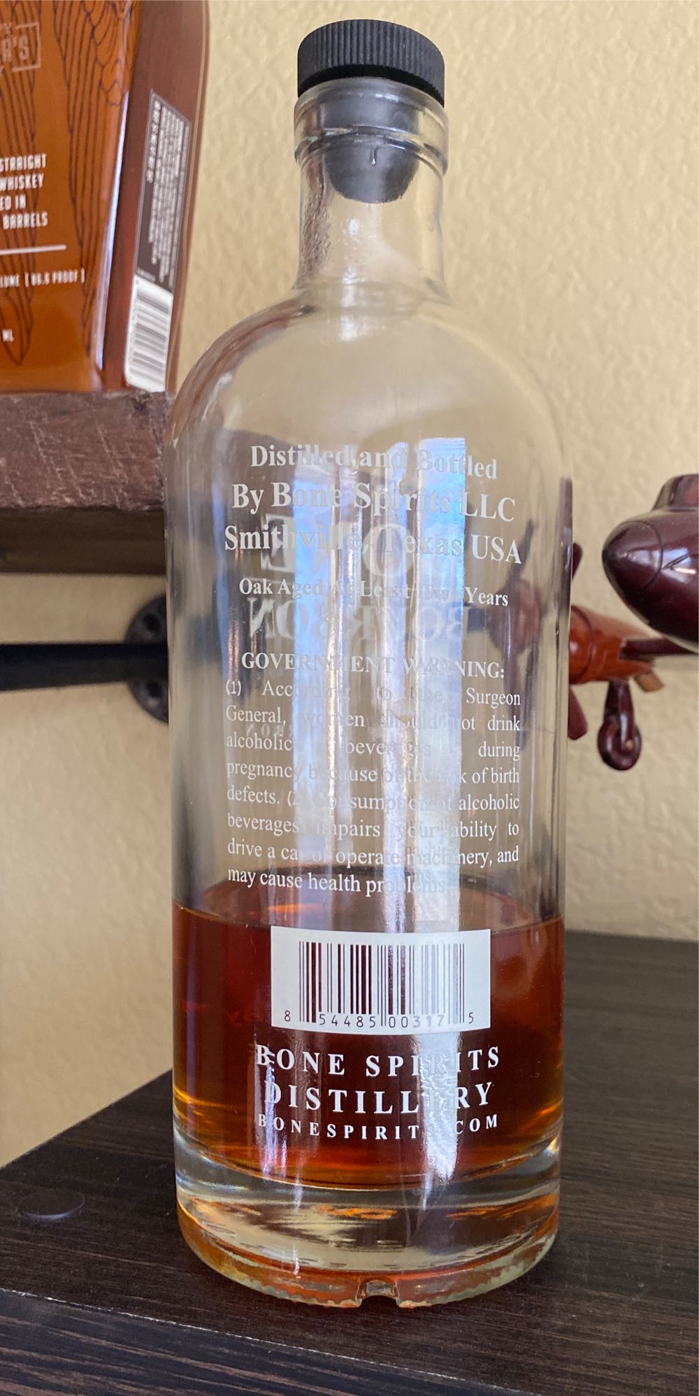 Bone Bourbon Straight Whiskey  (750 mL) alcohol collectible [Barcode 854485003175] - Main Image 2