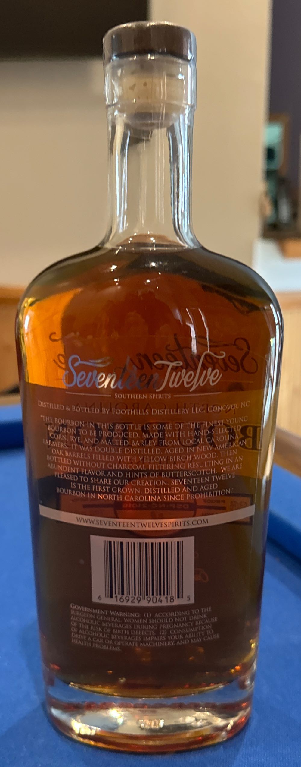 Seventeen Twelve Bourbon - Foothills Distillery (750 mL) alcohol collectible [Barcode 616929904185] - Main Image 2