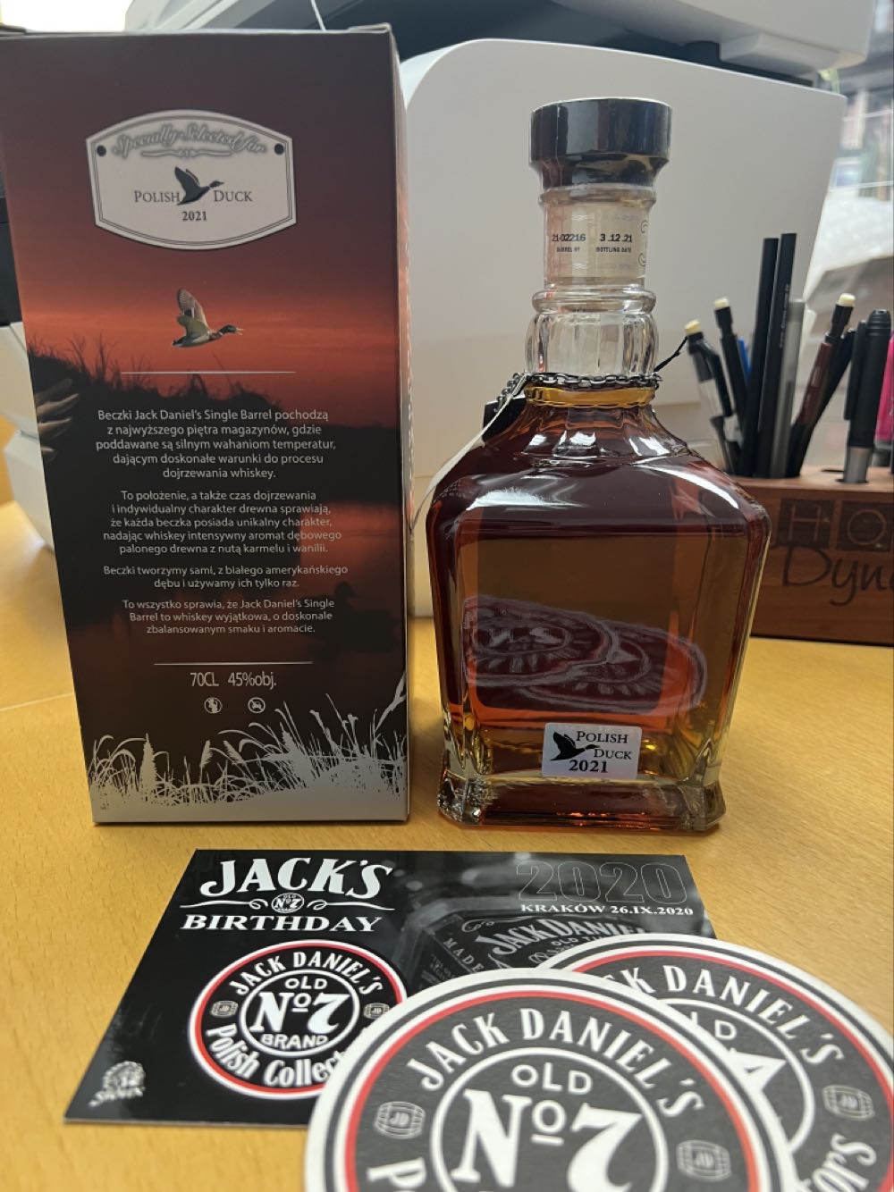 Polish Duck 2018 - Jack Daniel‘s Distillery (700 mL) alcohol collectible [Barcode 5099873088654] - Main Image 2