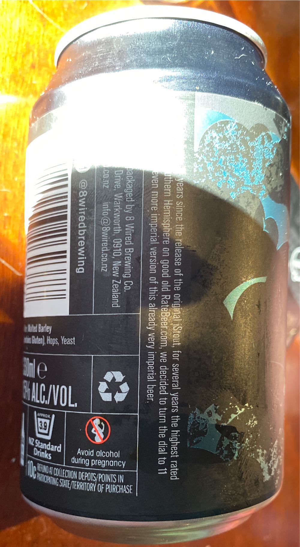 8 Wired Double Imperial Istout - 8 Wired Brewing alcohol collectible [Barcode 9421906262377] - Main Image 2