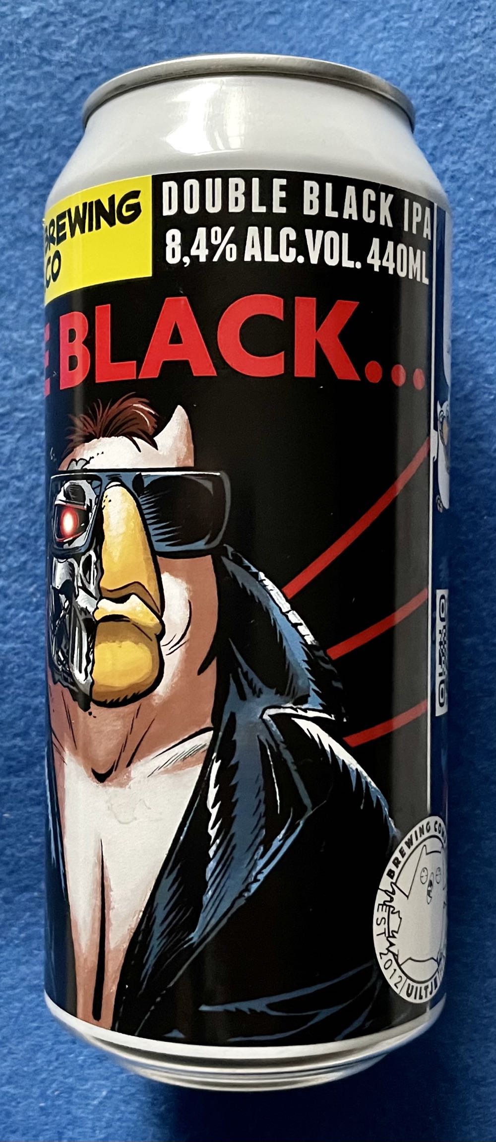I’ll Be Black… - Uiltje Brewing Company (440 mL) alcohol collectible [Barcode 8720254563855] - Main Image 4