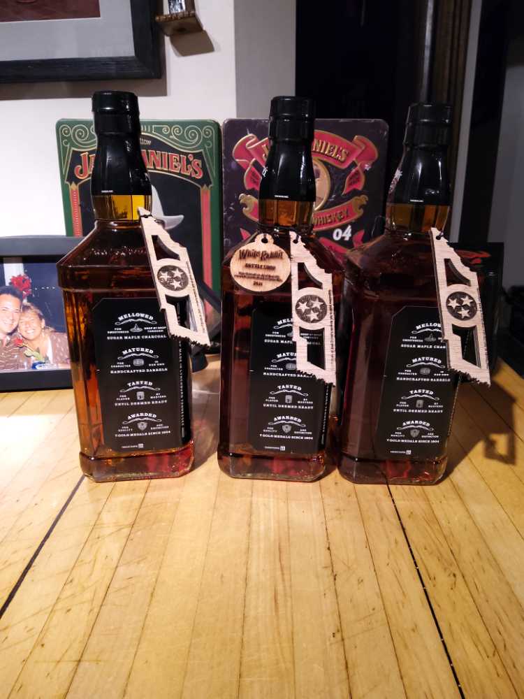 White Rabbit Bottle Shop One Liter Tennessee Hag Tag - Jack Daniels’ Distillery (1 L) alcohol collectible - Main Image 2