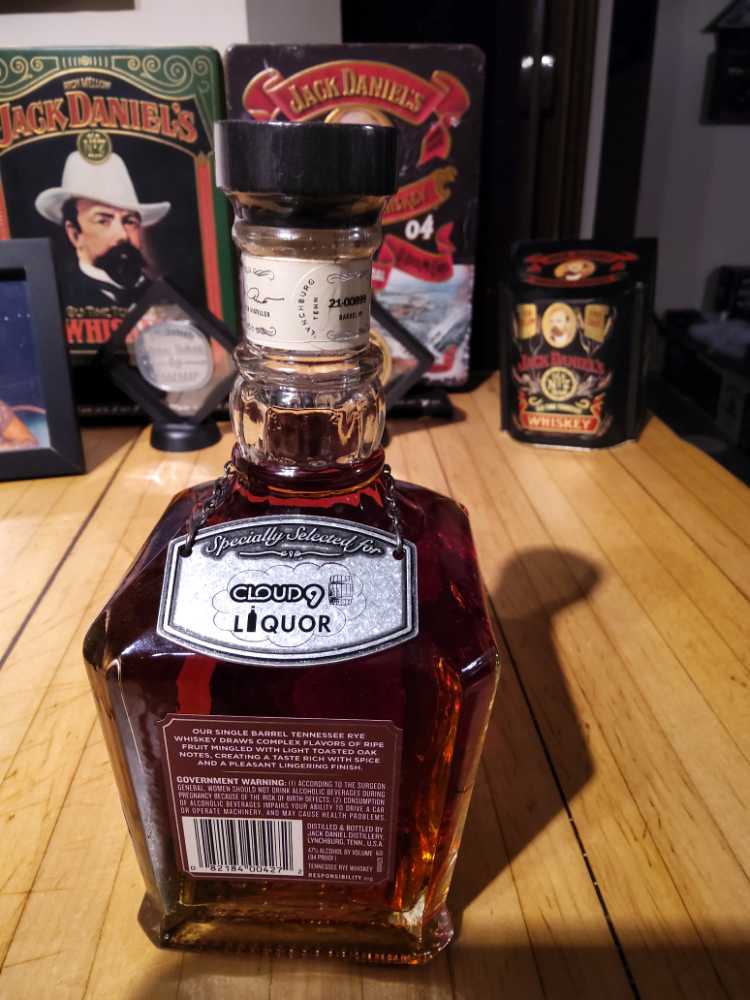 Cloud 9 Single Barrel Rye Did you Order the Code Rye  - Jack Daniels’ Distillery (750 mL) alcohol collectible - Main Image 2