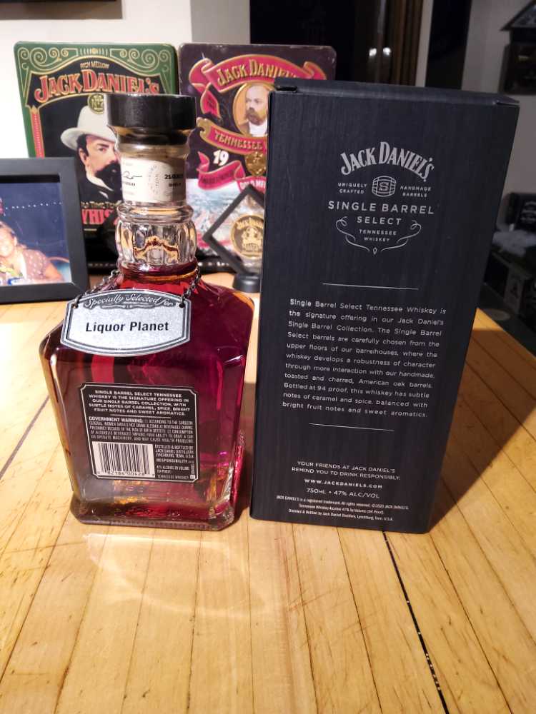 Liquor Planet Randal Squire Daddy Single Barrel Select 1-21-21 - Jack Daniels’ Distillery (750 mL) alcohol collectible - Main Image 4