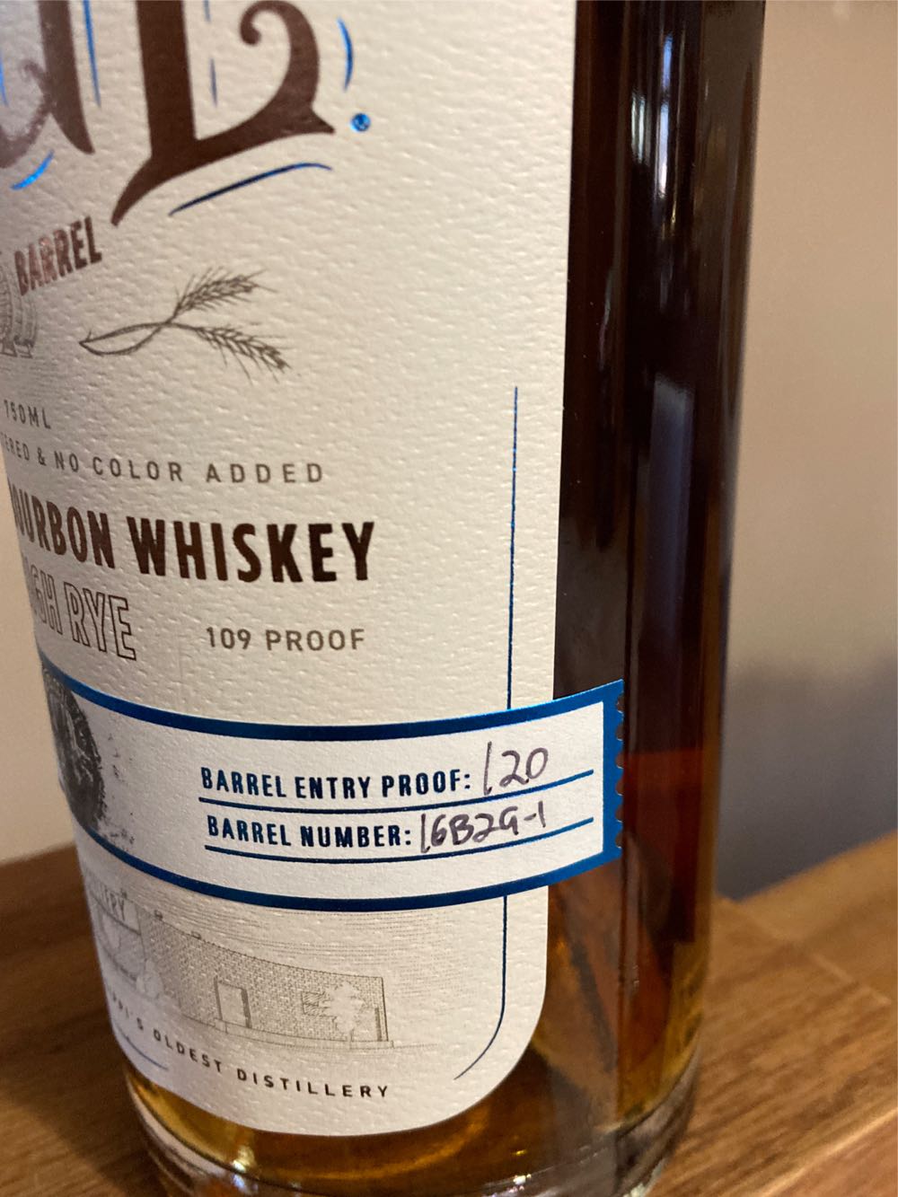 Old Soul Single Barrel High Rye Bourbon - Cathead Distillery (750 mL) alcohol collectible [Barcode 851484003328] - Main Image 3