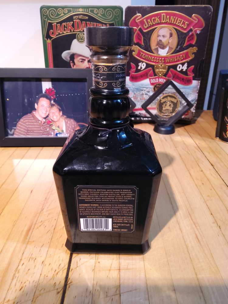 Single Barrel Select Eric Church 5-21-21  - Jack Daniel‘s Distillery (750 mL) alcohol collectible - Main Image 2
